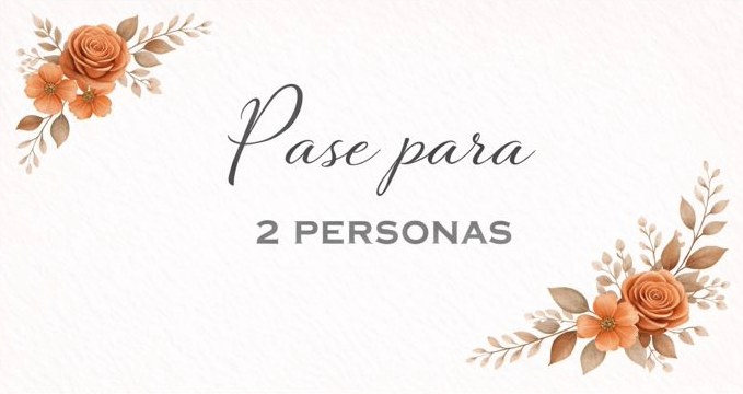 Pase para 2 personas